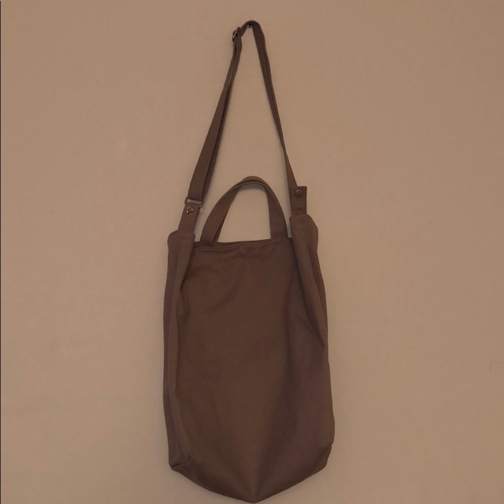 Tan Baggu tote